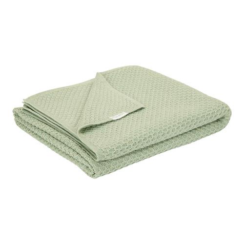 Crib blanket - Green - Essentials 110x140 - Scandi Kids Concept Store