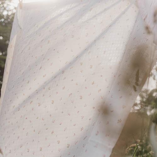 Lenzuolo con angoli per letto singolo - Bianco - Fairy Garden - Fairy Blossom 90x200