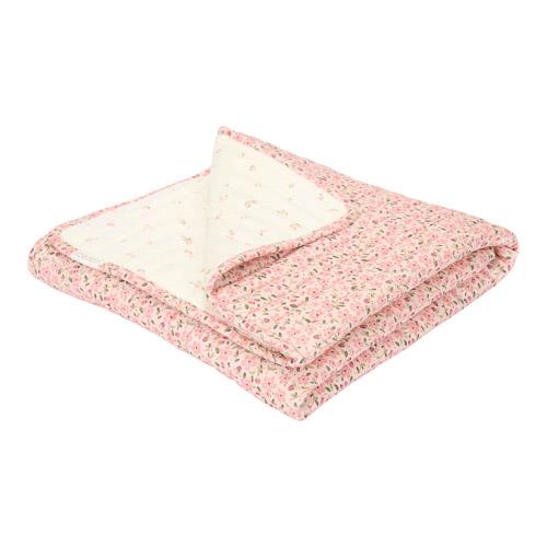 Stalla  - Cradle blanket - Pink - Fairy Garden - Fairy Floral - 70 x 100