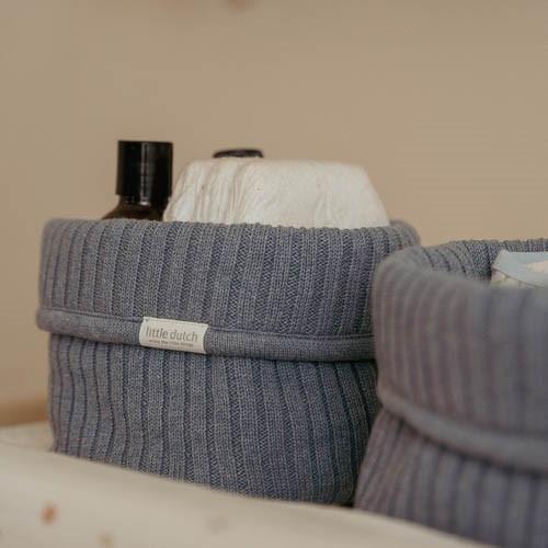 Cestino grande -Blu - essential