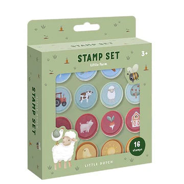 set 16 timbrini Little Farm