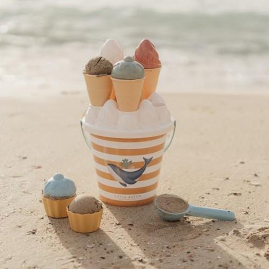 Set da spiaggia gelati e cupcake 14 pezzi Ocean Dreams blue