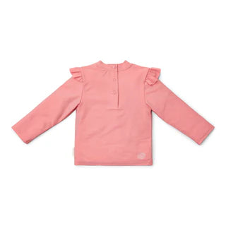 Maglietta da bagno a manica lunga - Rosa- Ocean Treasures - Little Dutch