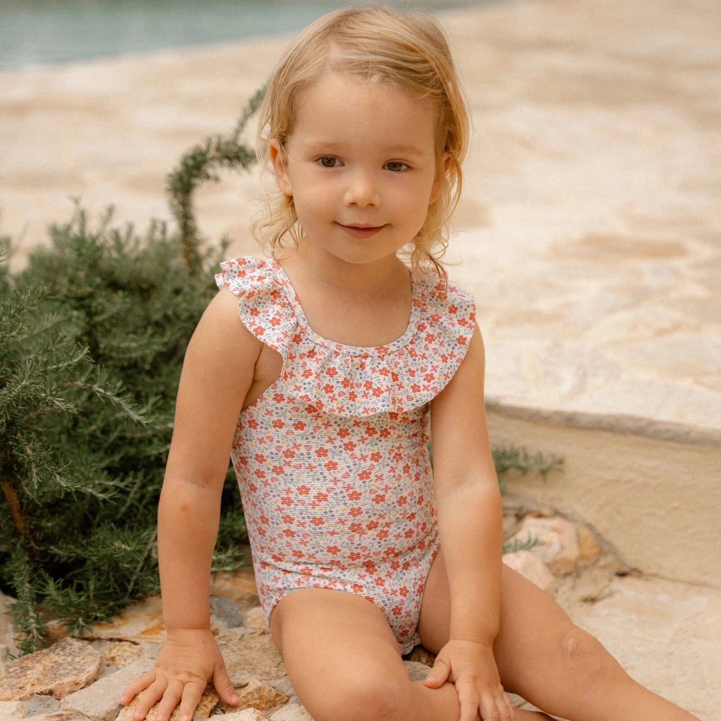 Costume da bagno - Multicolore - Sunny Flowers - Little Dutch