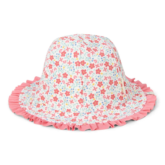Quapi-Cappello da sole -Multicolore - Sunny Flowers -Little Dutch