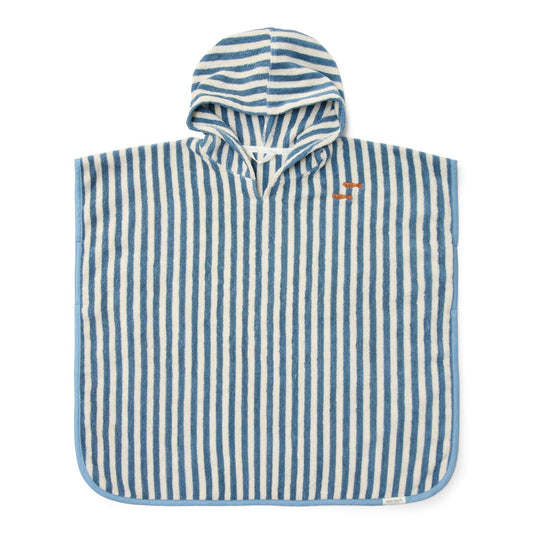 Poncho a strisce Sea Life - taglia unica