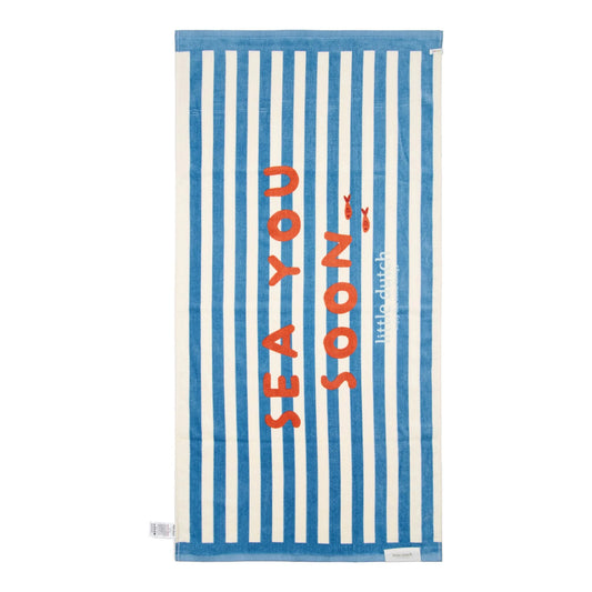 Telo mare - Blu - Sea Life - Little Dutch