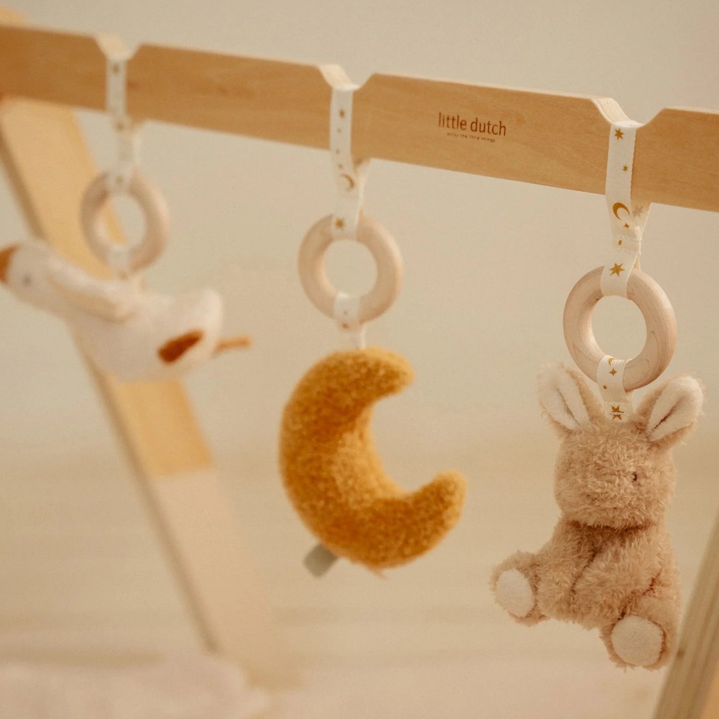 Damal-Palestrina in legno - Beige - Newborn Naturals