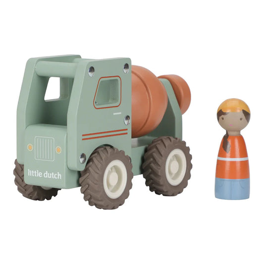 Camion di cemento in legno