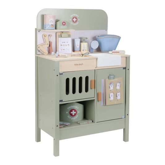GG - Studio veterinario in legno – Verde – Essentials- Little Dutch