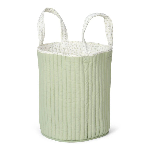 Cestino portaoggetti XL - Verde - Essentials - Foglie di mirtillo - Scandi Kids Concept Store