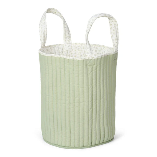Cestino portaoggetti XL - Verde - Essentials - Foglie di mirtillo - Scandi Kids Concept Store