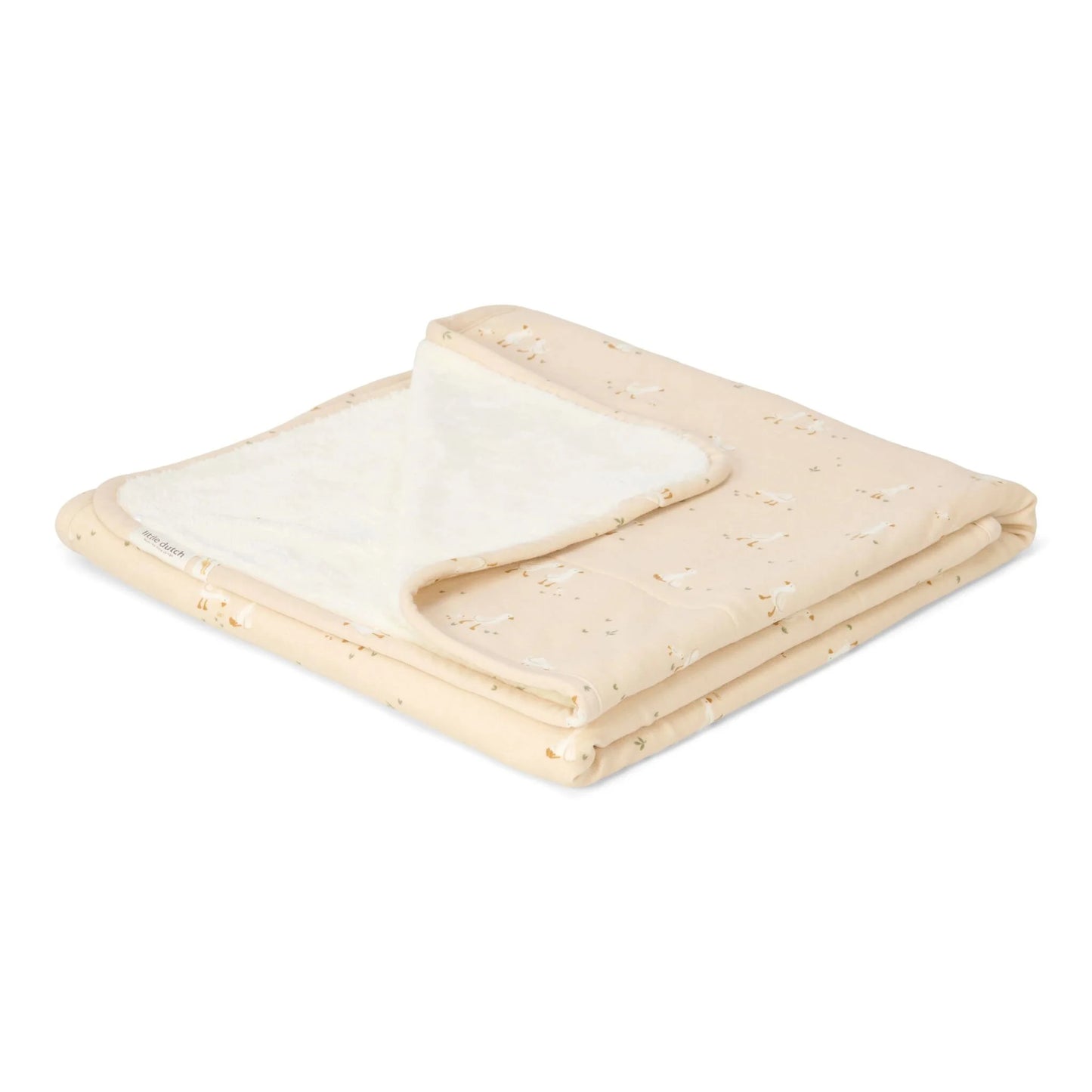 Coperta per culla - Beige - Newborn Naturals - Little Goose 70x100 - Scandi Kids Concept Store