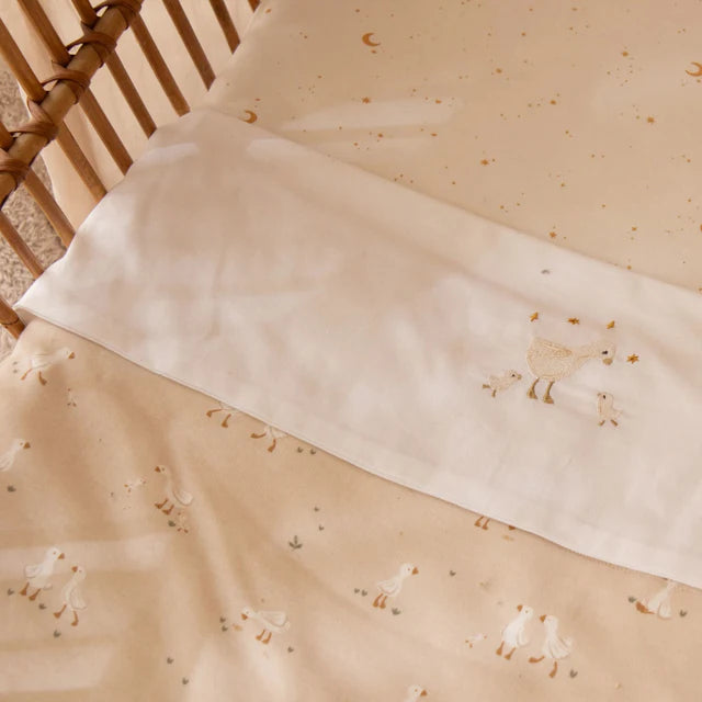 Trafo - Set lenzuola per culla little goose - 110x140 - Scandi Kids Concept Store