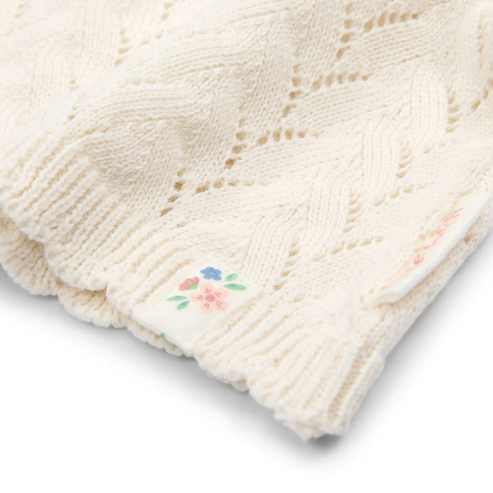 Canotta lavorata a maglia - Bianco