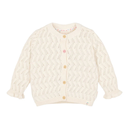 Cardigan lavorato a maglia - Bianco