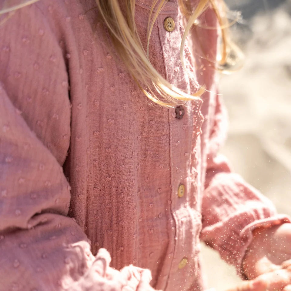 Abito Manica lunga Rosa tenue