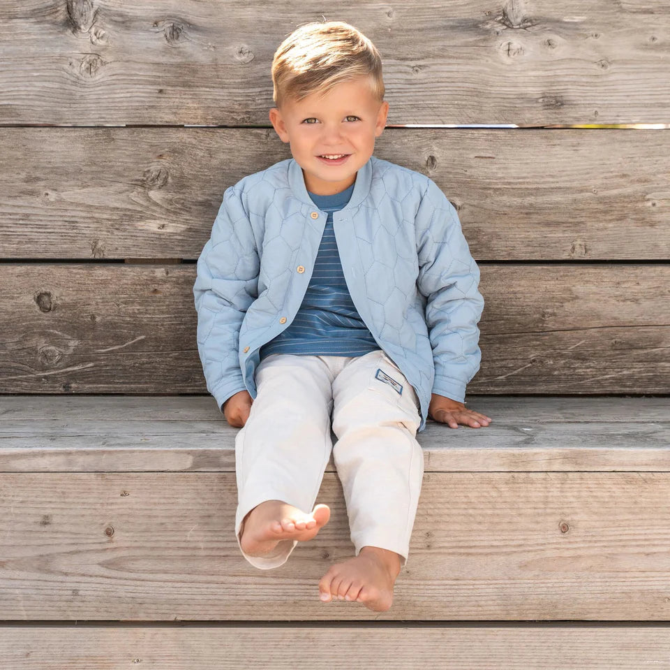 Giacca estiva azzurro baby