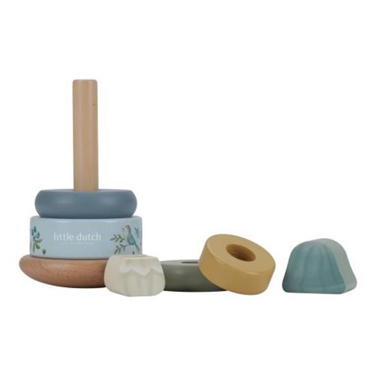 Rocking ring stacker wood -  Forest Friends
