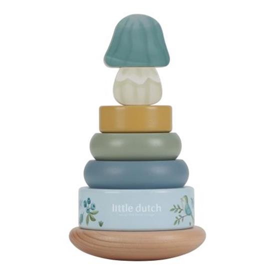 Rocking ring stacker wood -  Forest Friends