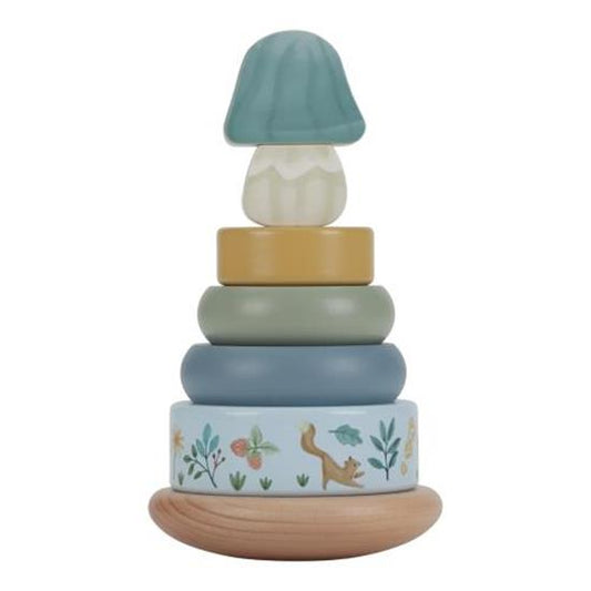 Rocking ring stacker wood -  Forest Friends