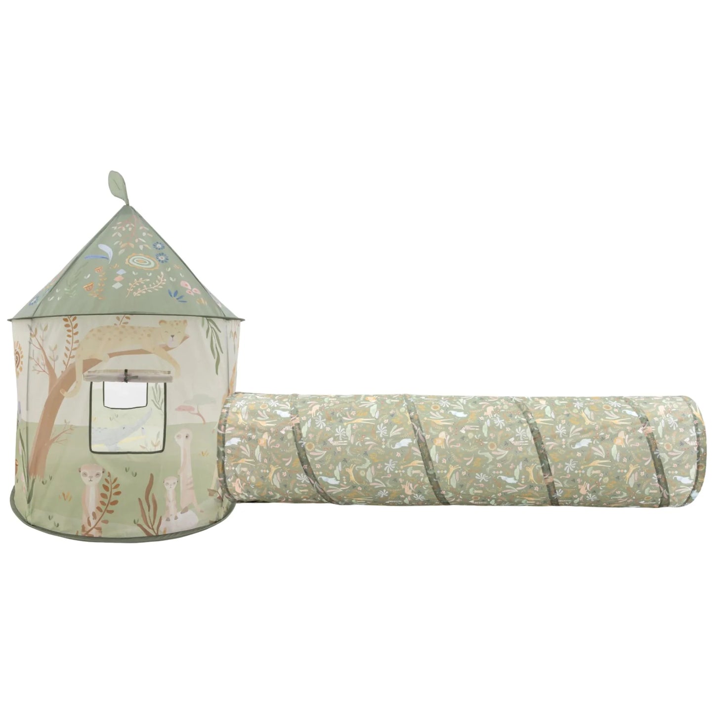 Tenda da gioco - Tunnel per gattonare - Verde
