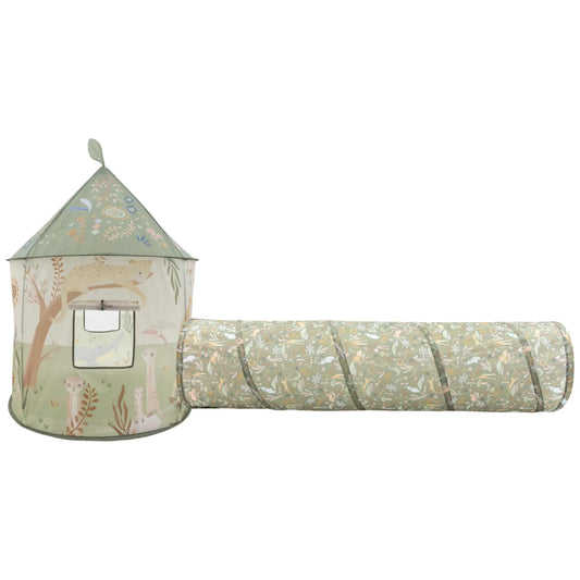 Tenda da gioco - Tunnel per gattonare - Verde