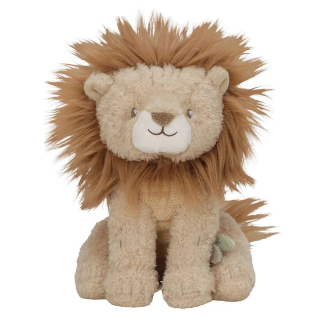 Amici del safari  - Leone di peluche - Giallo - 17 cm