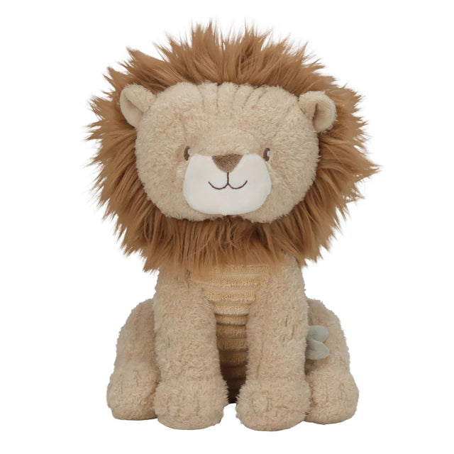 Amici del safari  -  Leone di peluche - Giallo - 25 cm