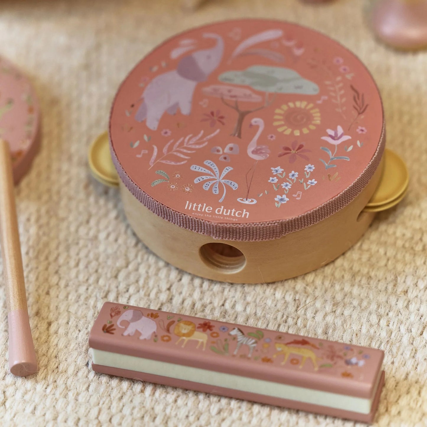 Set musicale - Rosa - Amici della savana
