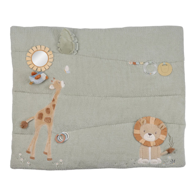 Tappetone morbido Little Dutch - amici del safari 75x95 cm