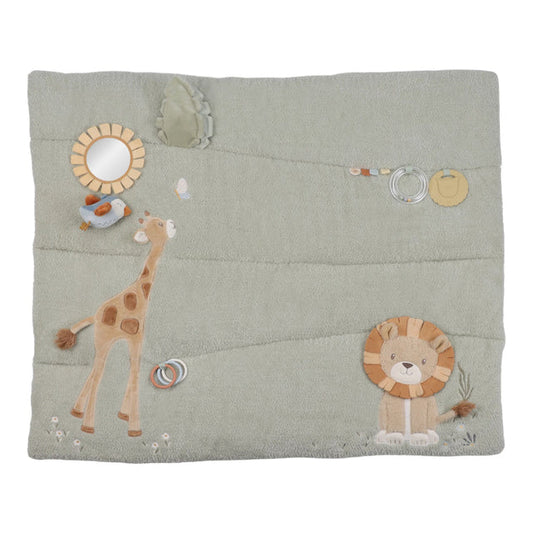 Tappetone morbido Little Dutch - amici del safari 75x95 cm