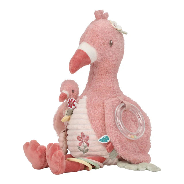 Amici del safari - Peluche Fenicottero Multiattività