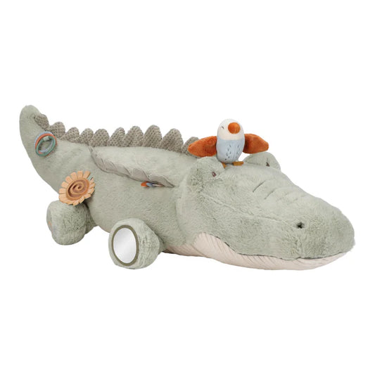 Amici del safari - Peluche attività coccodrillo XL - Verde