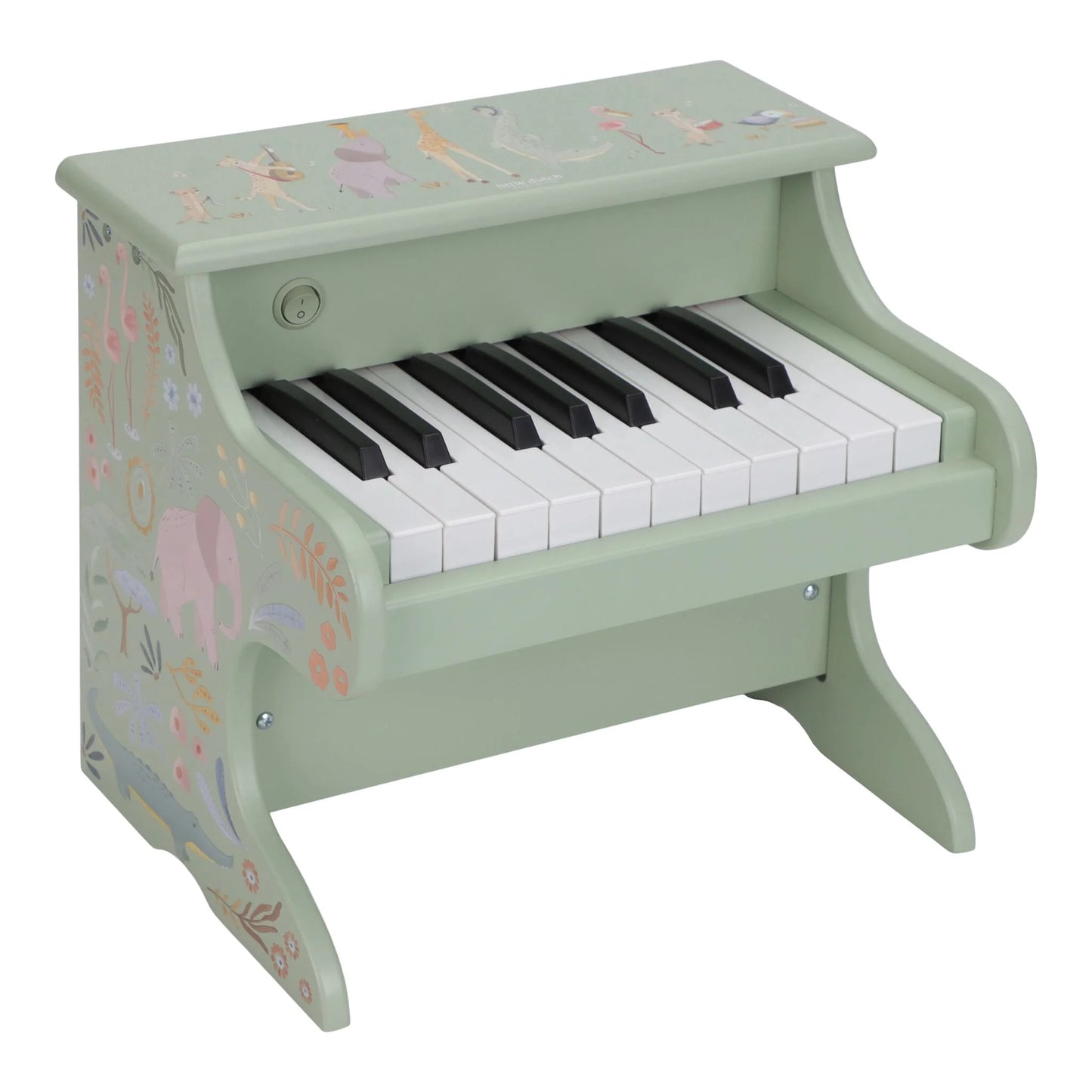 Pianoforte in legno - Verde - Safari Friends