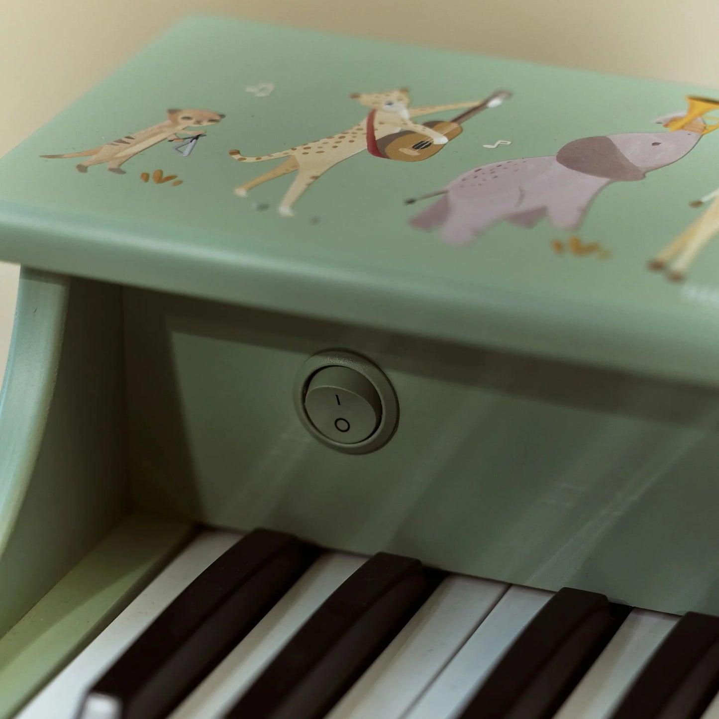 Pianoforte in legno - Verde - Safari Friends