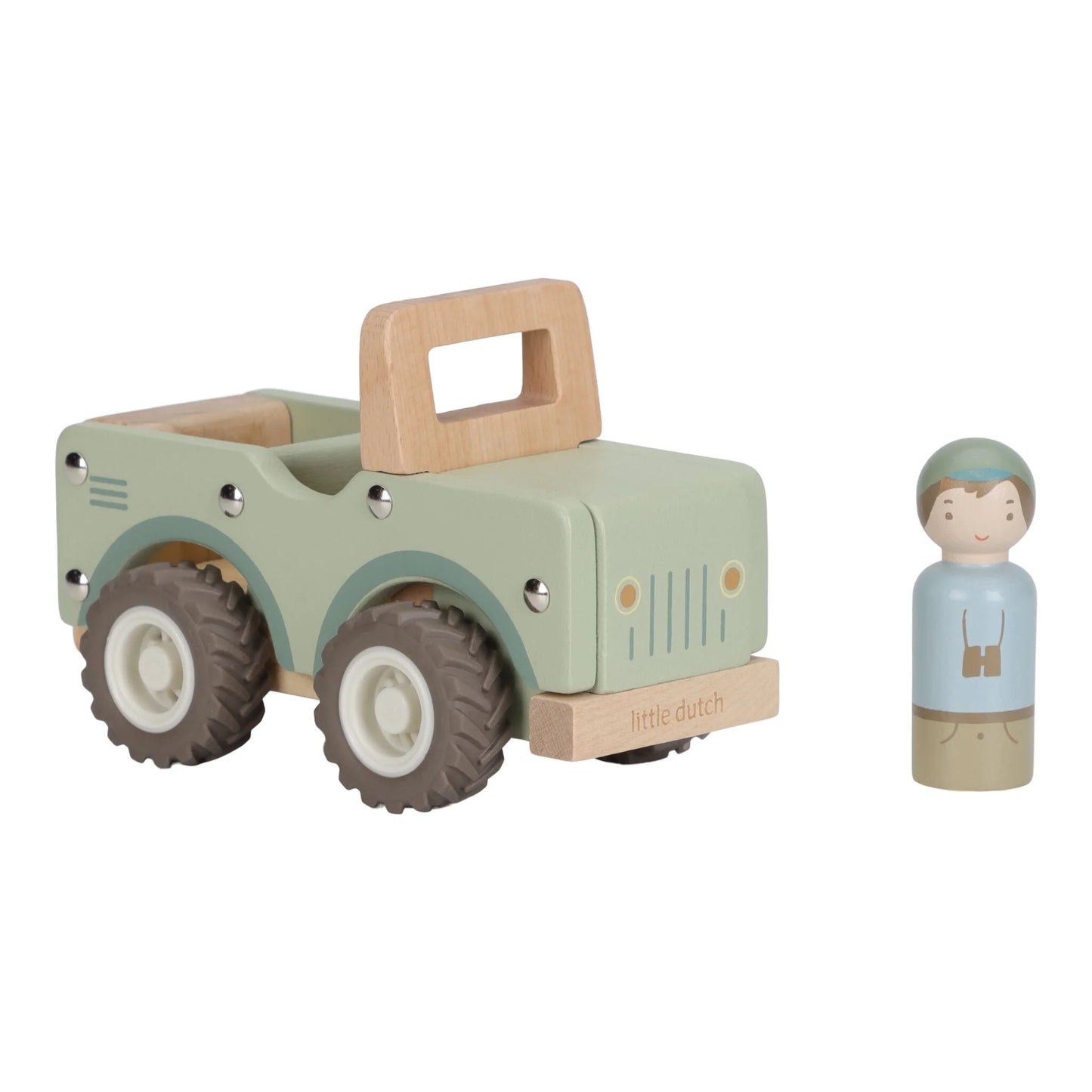 Auto da safari in legno - Verde