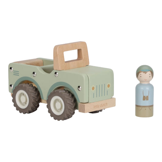 Auto da safari in legno - Verde