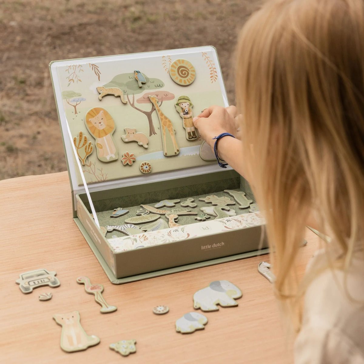 Magnetic Playboard - Little dutch Safari