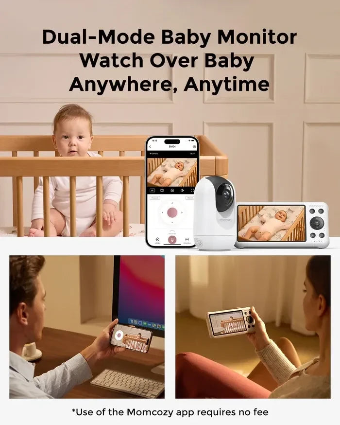 Lasta-Baby monitor intelligente BM04 Momcozy 5 pollici dual mode