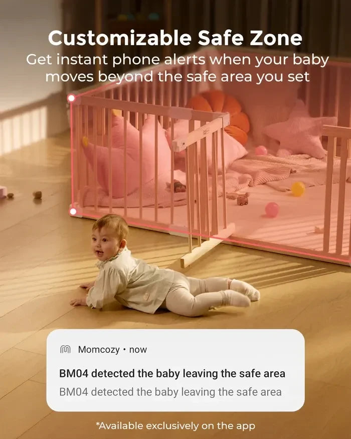 Lasta-Baby monitor intelligente BM04 Momcozy 5 pollici dual mode