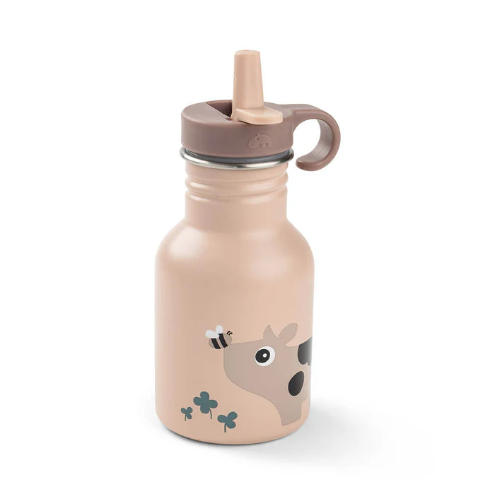 Metal bottle - Tiny farm - Powder - 350 ml