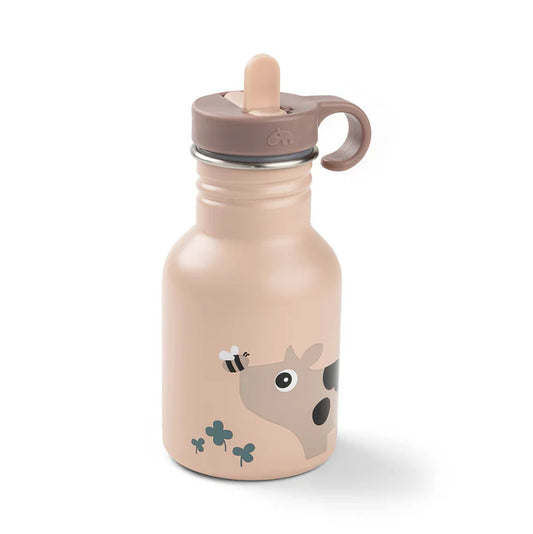 Metal bottle - Tiny farm - Powder - 350 ml