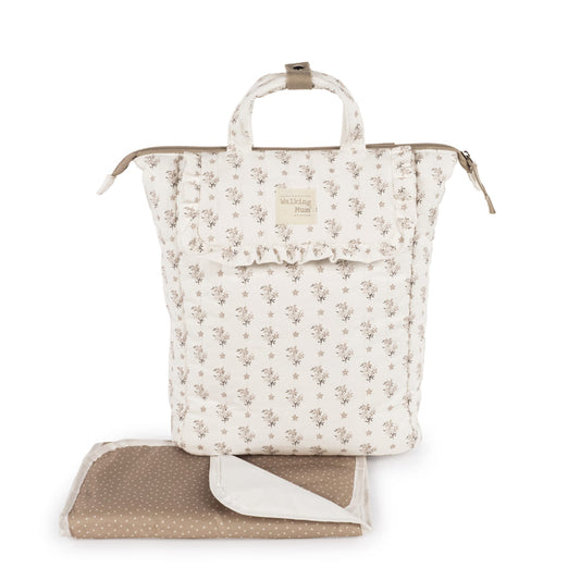 Zaino con fondo fiori - Walking mum