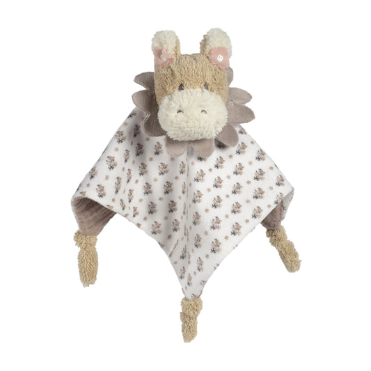 Doudou Asino a fiori rosa