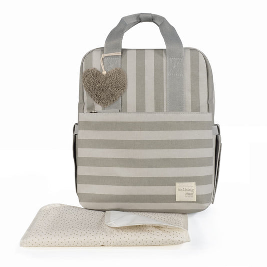 Zaino cambio con cuore peluche Sintra Verde- Walking mum