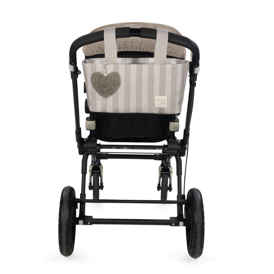 Organizer con cuore peluche Sintra Beige- Walking mum