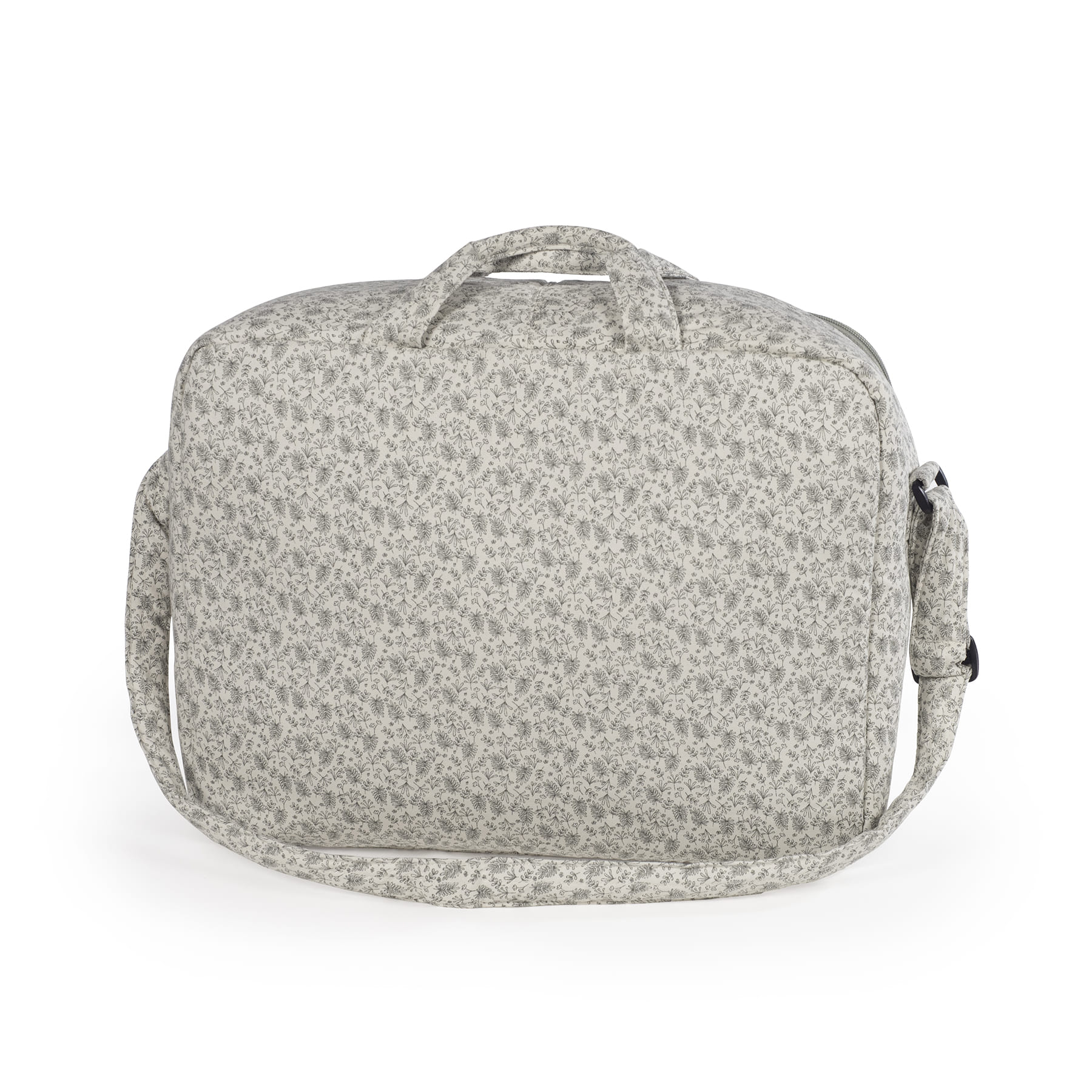 Walking Mum Valigia Gala Mint suitcase with hard shell and four wheels, featuring a mint green color and ergonomic handle.