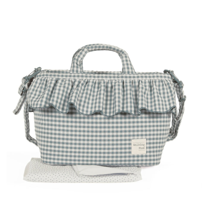 Borsa Fasciatoio  Praliné Vichy Matcha - Walking Mum