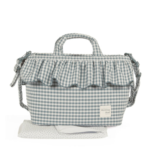 Borsa Fasciatoio  Praliné Vichy Matcha - Walking Mum